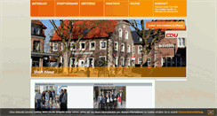 Desktop Screenshot of cdu-ahaus.de