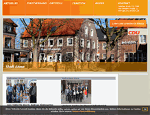 Tablet Screenshot of cdu-ahaus.de